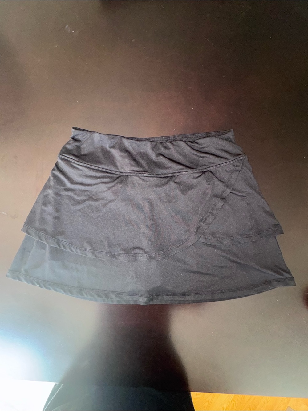 Black Layered Athletic Skort (L)